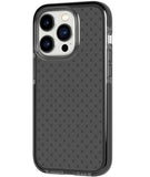 Tech21 iPhone 14 Pro Evo Check Flexshock Impact Tested Back Case Smokey/Black My Outlet Store