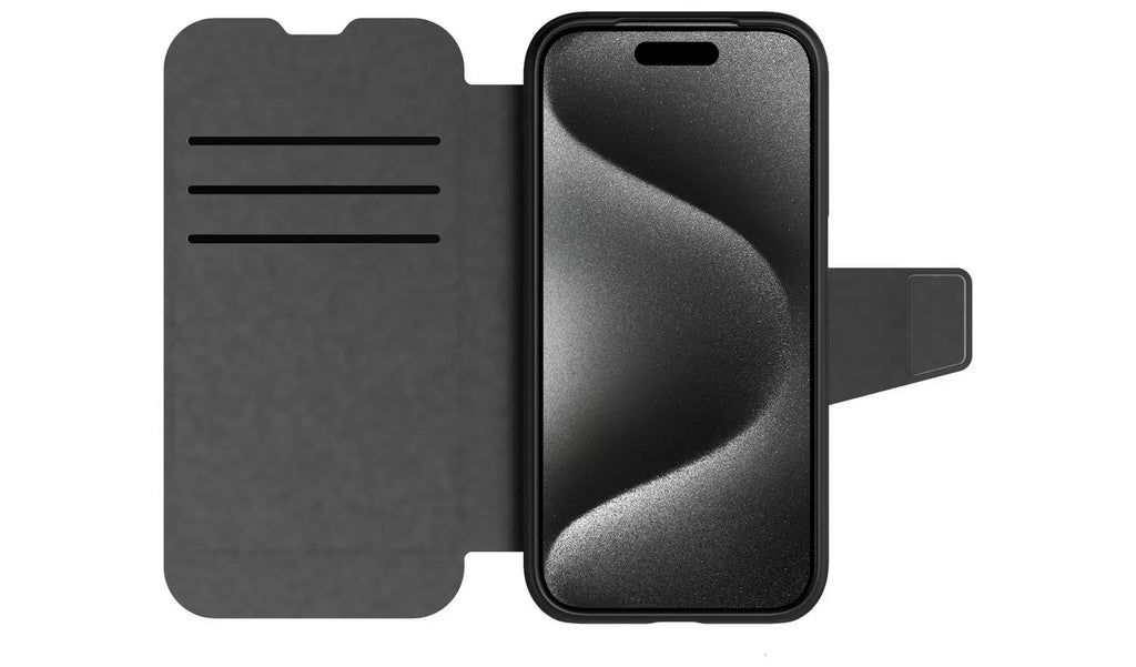 Tech21 iPhone 15 Pro EvoLite Wallet Folio Phone Case - Black My Outlet Store