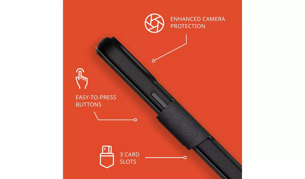 Tech21 iPhone 15 Pro EvoLite Wallet Folio Phone Case - Black My Outlet Store