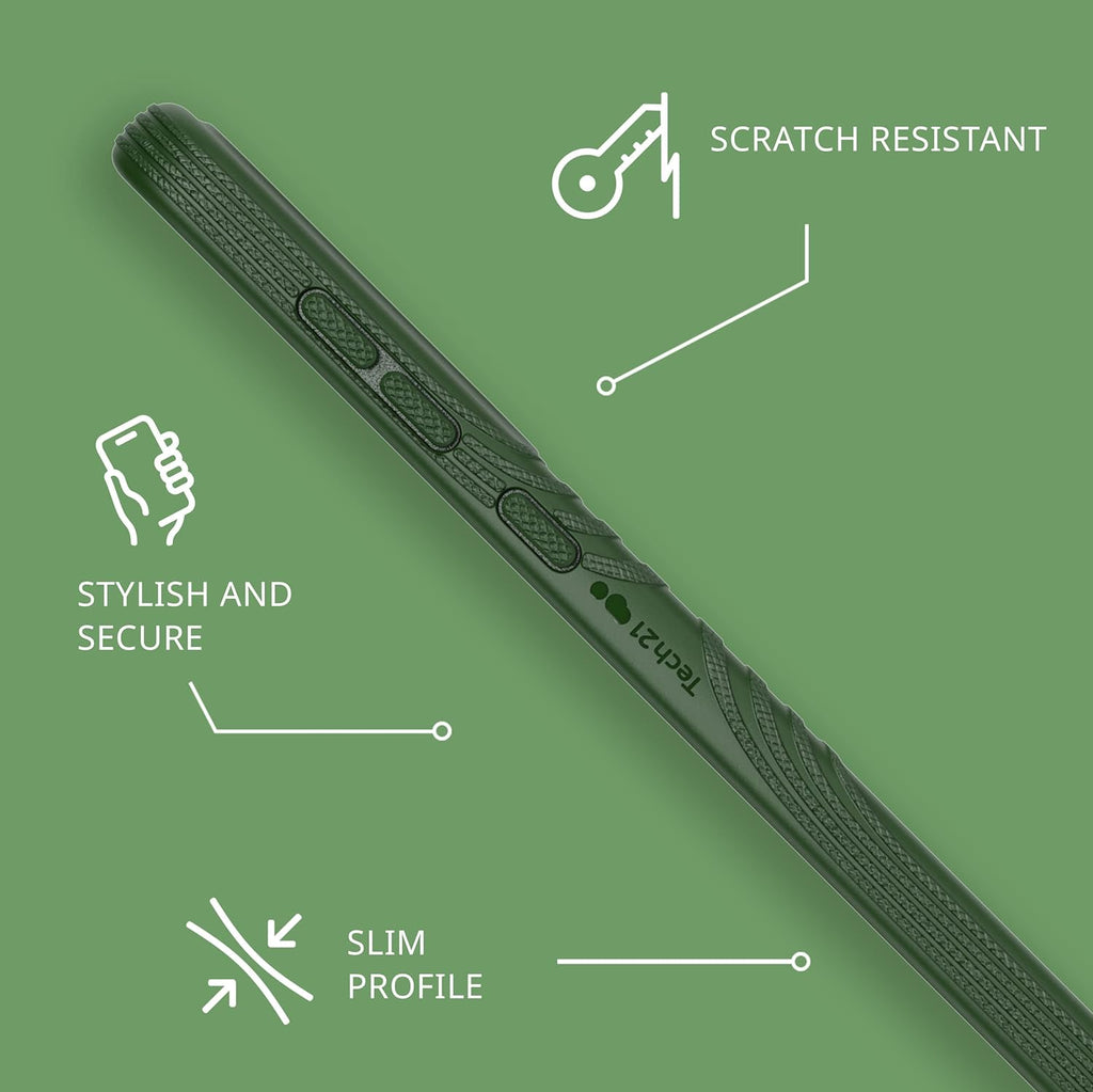 Tech21 S23+ Evo Tactile FlexShock Drop Protection Case - Green My Outlet Store