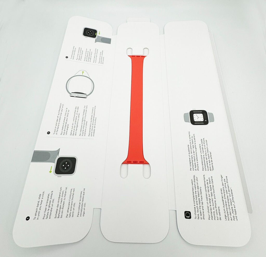 Official Genuine Apple Watch Silicone Solo Loop 38/40/41mm -Size 7- RRP £49 My Outlet Store