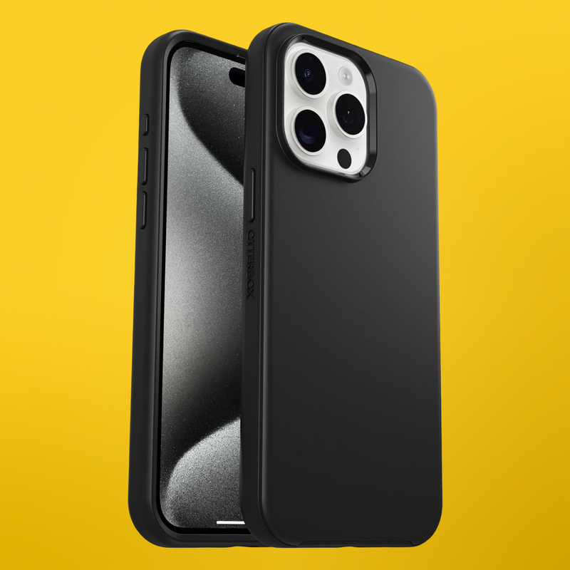 OtterBox Symmetry Slim Back Case for iPhone 15 Pro Max - Black My Outlet Store