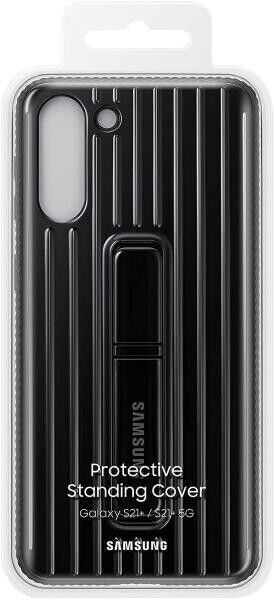Samsung Galaxy S21+/S21+ 5G Rugged Protective Standing Cover - Black My Outlet Store