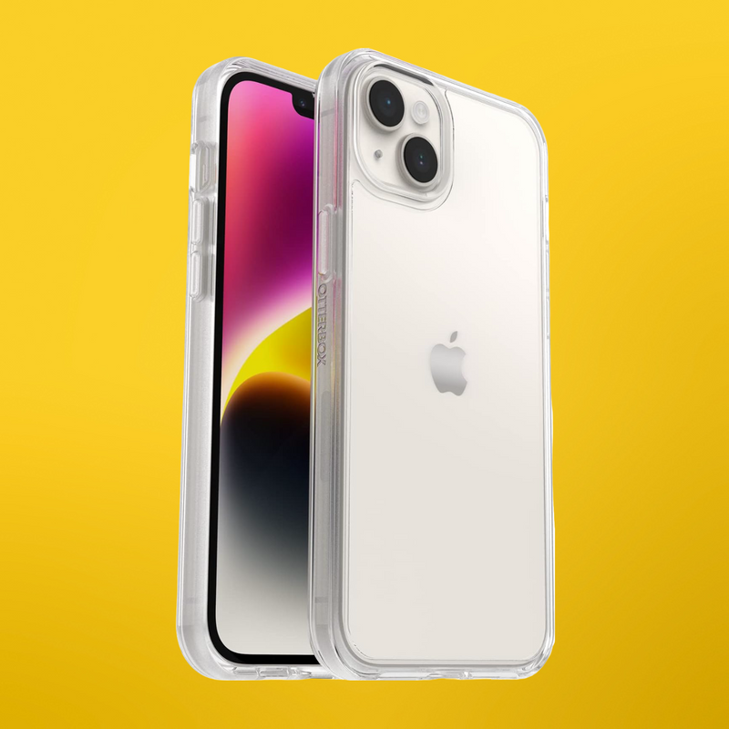 OtterBox Symmetry Clear Back Case for iPhone 14 Plus - Clear My Outlet Store