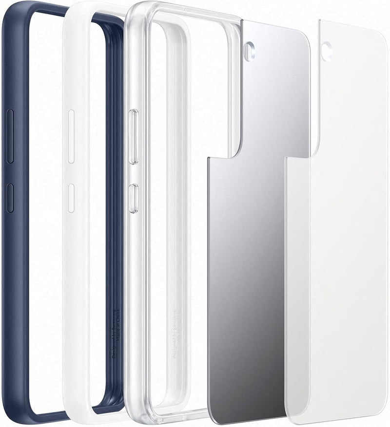 Samsung Galaxy S22 Frame Cover Navy Back Case My Outlet Store Ltd.