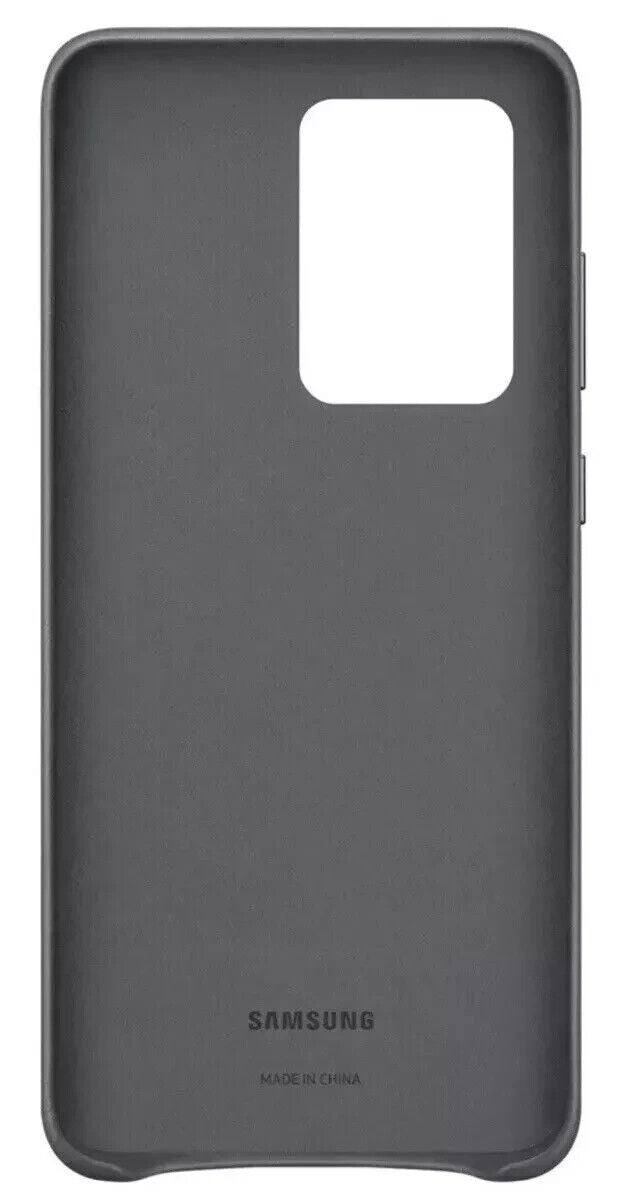 Samsung Galaxy S20 Ultra Leather Back Cover Grey Case EF-VG988LJEG My Outlet Store