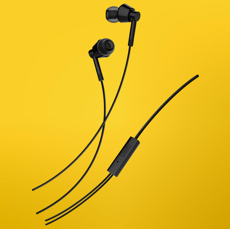 Nokia WB-101 Wired Buds In-Ear Headphones with Microphone (Black), Small My Outlet Store