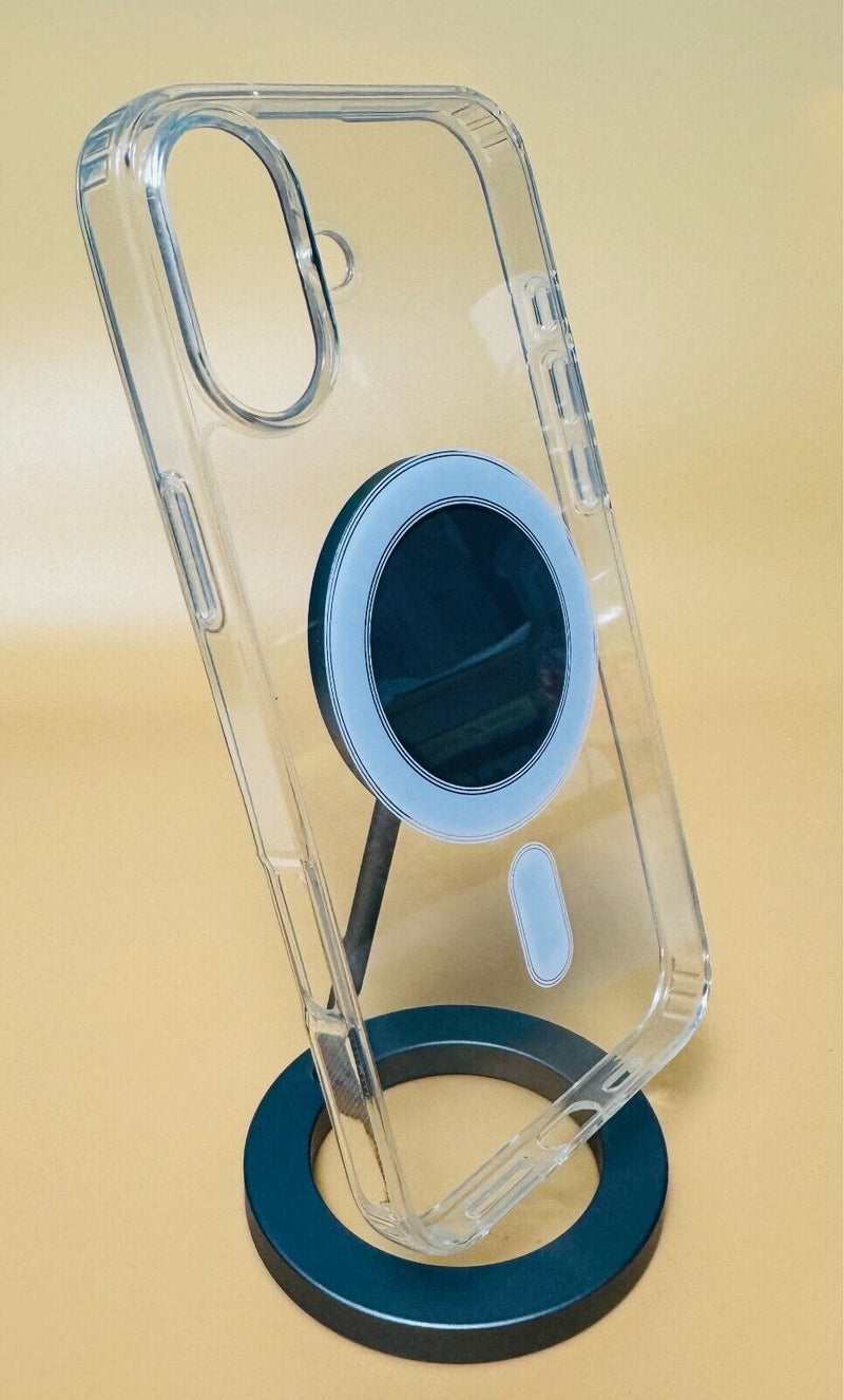 Vendes Perfect-Fit Clear Magnet Back Case for iPhone 16 Plus My Outlet Store
