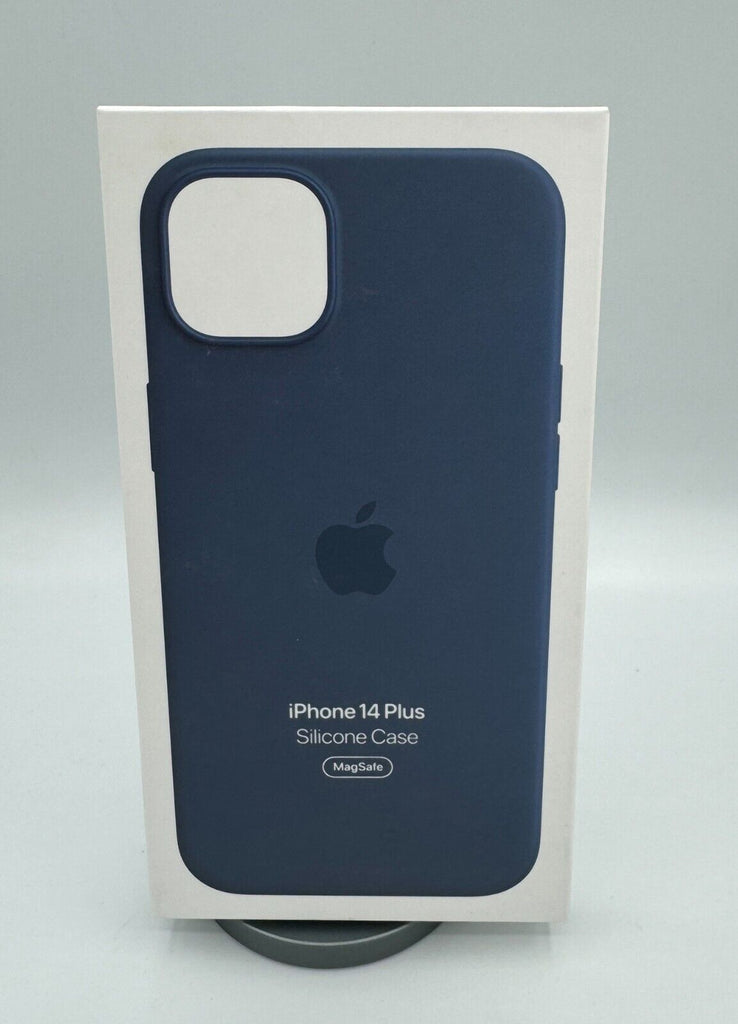 Apple Silicone Case with MagSafe for iPhone 14 Plus - Storm Blue My Outlet Store