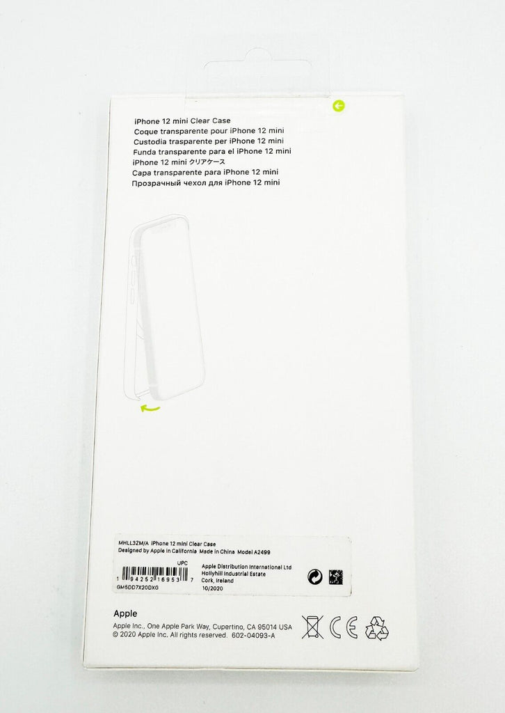 Apple Silicone Back Case with MagSafe for iPhone 12 mini - Clear My Outlet Store