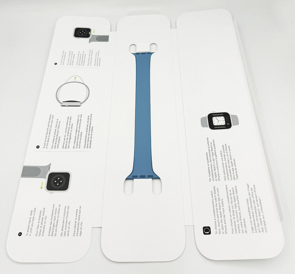 Official Genuine Apple Watch Silicone Solo Loop 38/40/41mm -Size 8- RRP £49 My Outlet Store