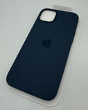 Apple Silicone Case with MagSafe for iPhone 14 Plus - Storm Blue My Outlet Store