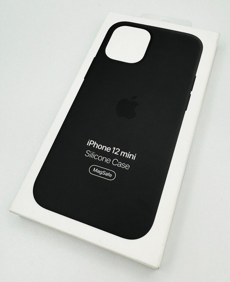 Apple Silicone Back Case with MagSafe for iPhone 12 mini - Black My Outlet Store