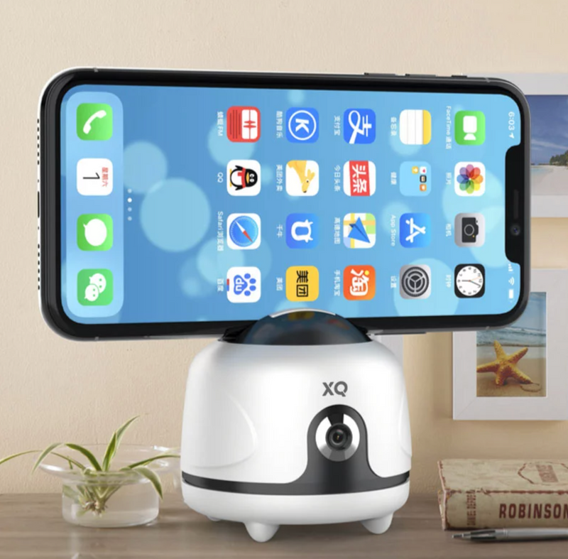 XQISIT Tripod Face Tracking Camera Stand w/o APP - White My Outlet Store