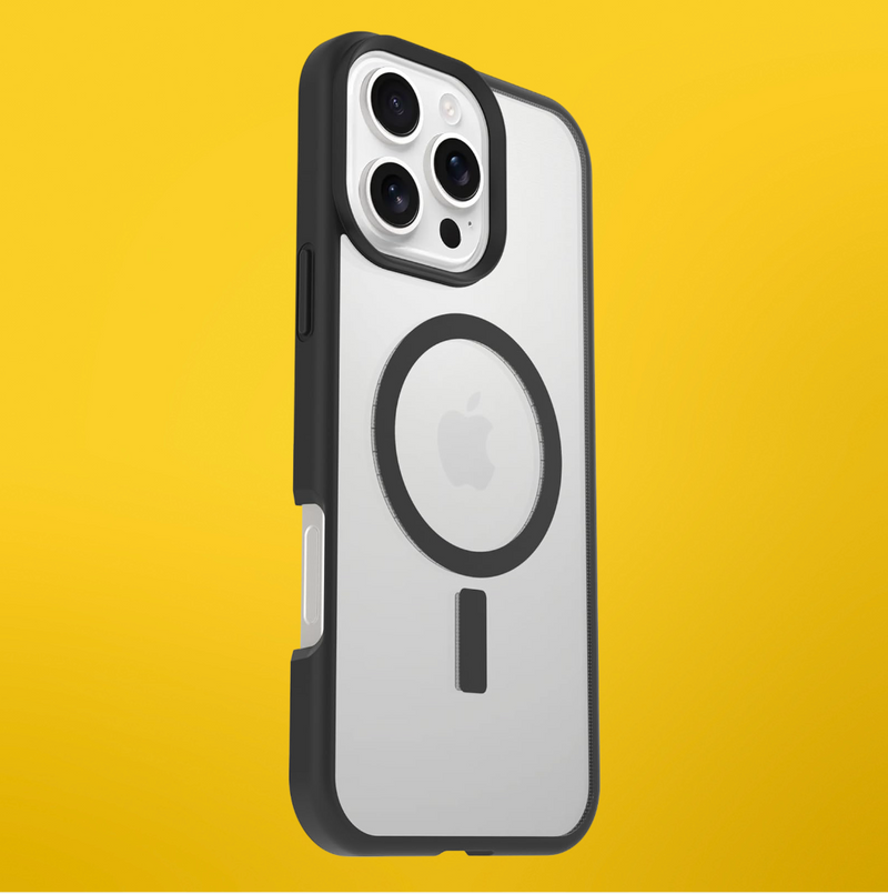 OtterBox React Series MagSafe Case for iPhone 16 Pro Max Clear/Black My Outlet Store