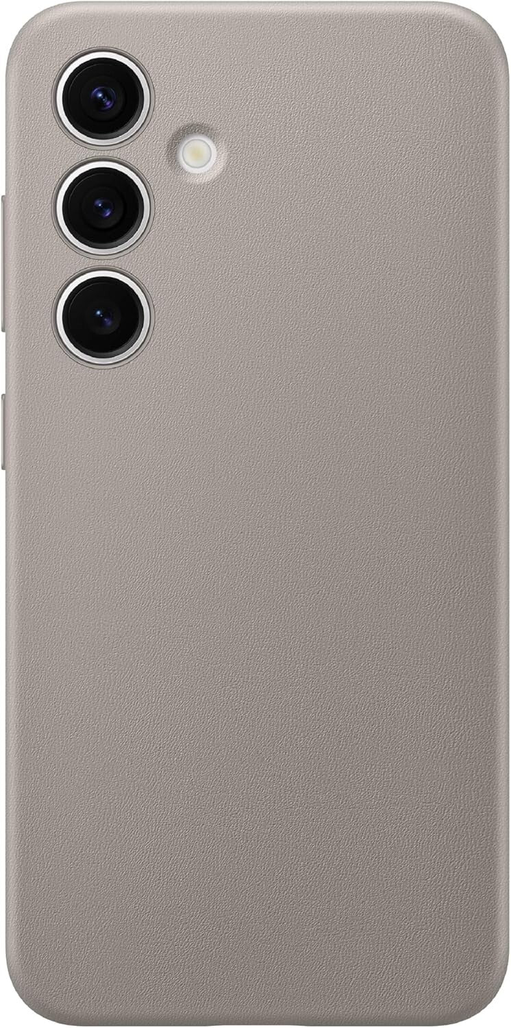 SAMSUNG Galaxy S24 Vegan Leather Back Phone Case Taupe My Outlet Store