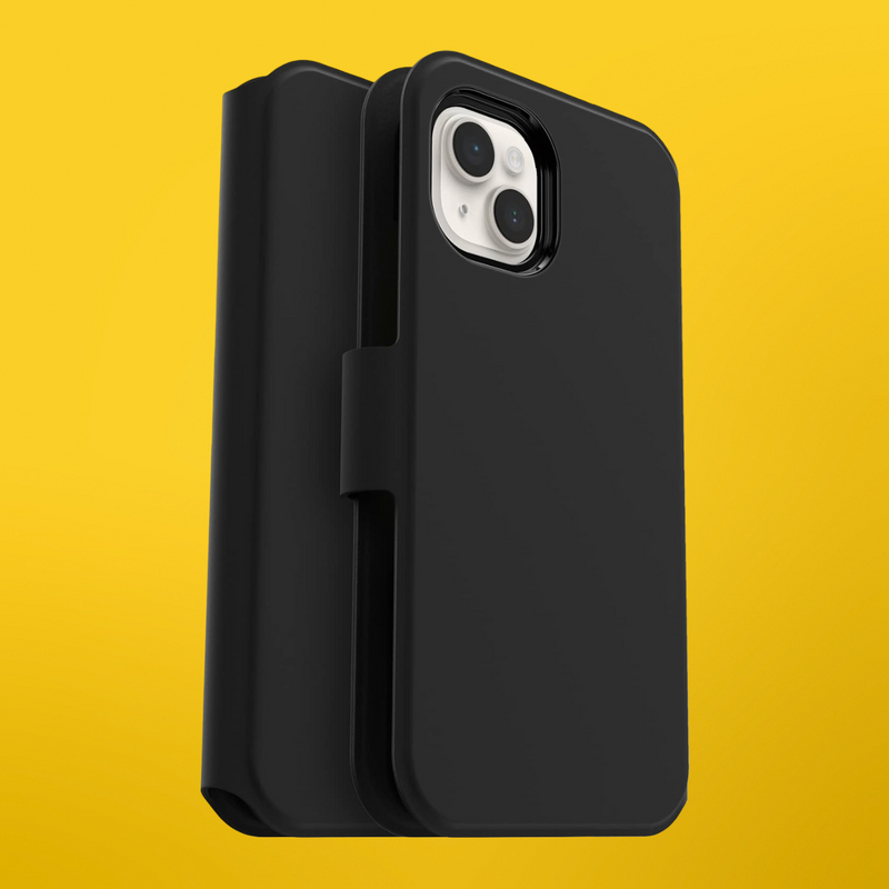 OtterBox Strada Via Wallet Case for iPhone 14 Plus - Black My Outlet Store