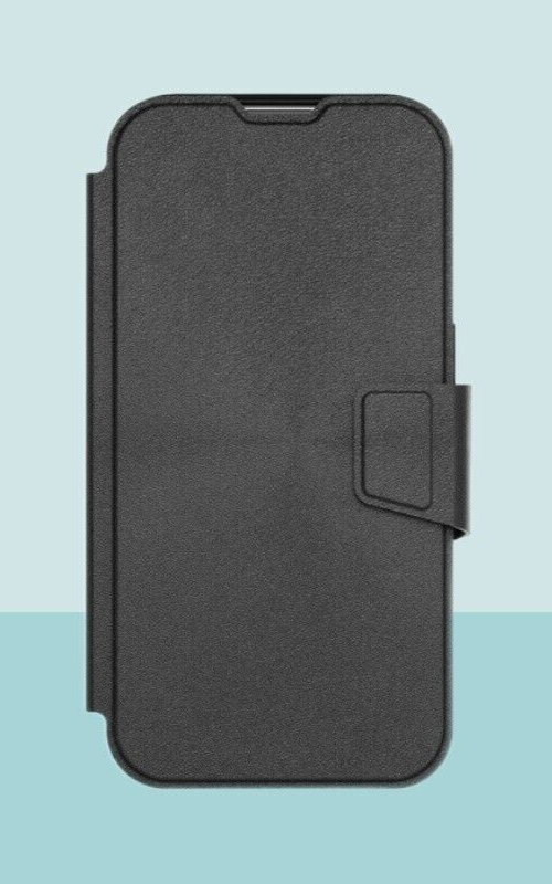 Tech21 iPhone 15 Pro EvoLite 3 Card Slots Wallet Folio Stand Phone Case - Black My Outlet Store