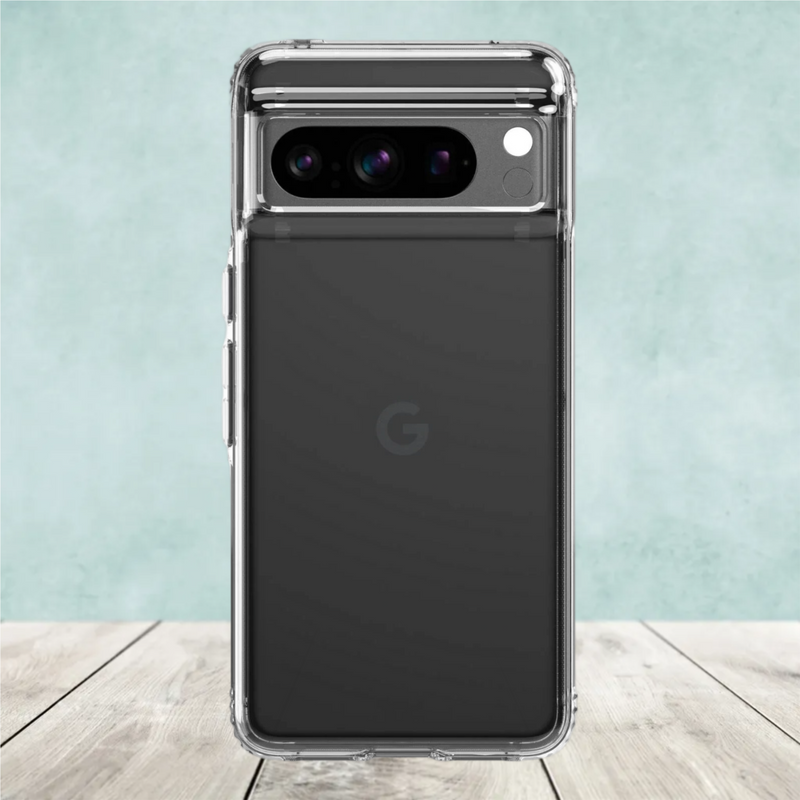 tech21 Evo Clear Back Case for Goole Pixel 8 Pro Impact Protection Slim Fit My Outlet Store