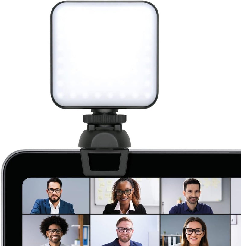 XQISIT Video Conference LED Light for PC/Laptop/Desktop with Attachment Clip My Outlet Store