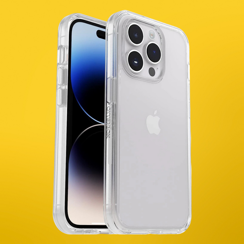 OtterBox Symmetry Clear Back Case for iPhone 14 Pro - Clear My Outlet Store