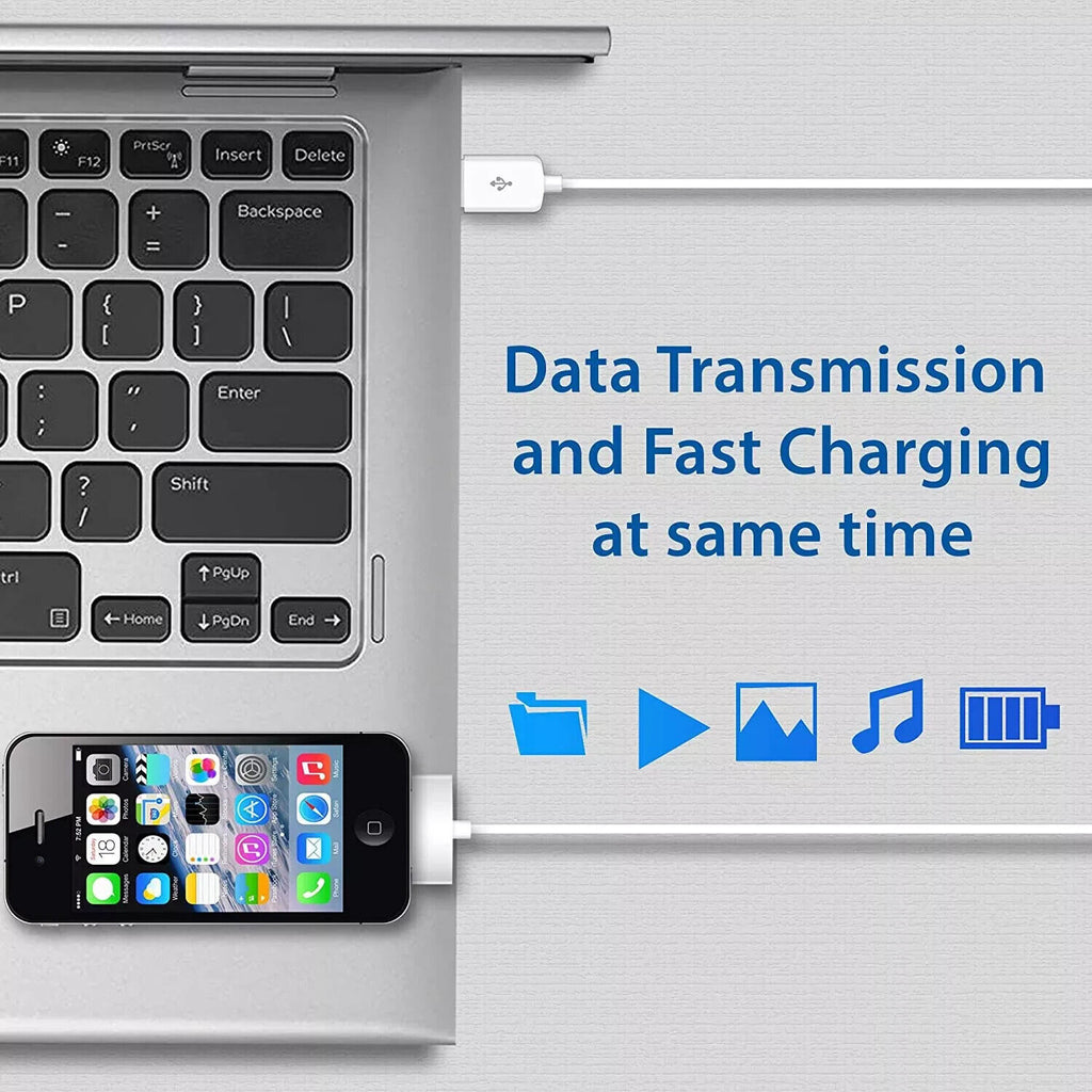 Genuine Charging Cable Charger Lead for Apple iPhone 4,4S,3GS,iPod,iPad2&1 OEM My Outlet Store