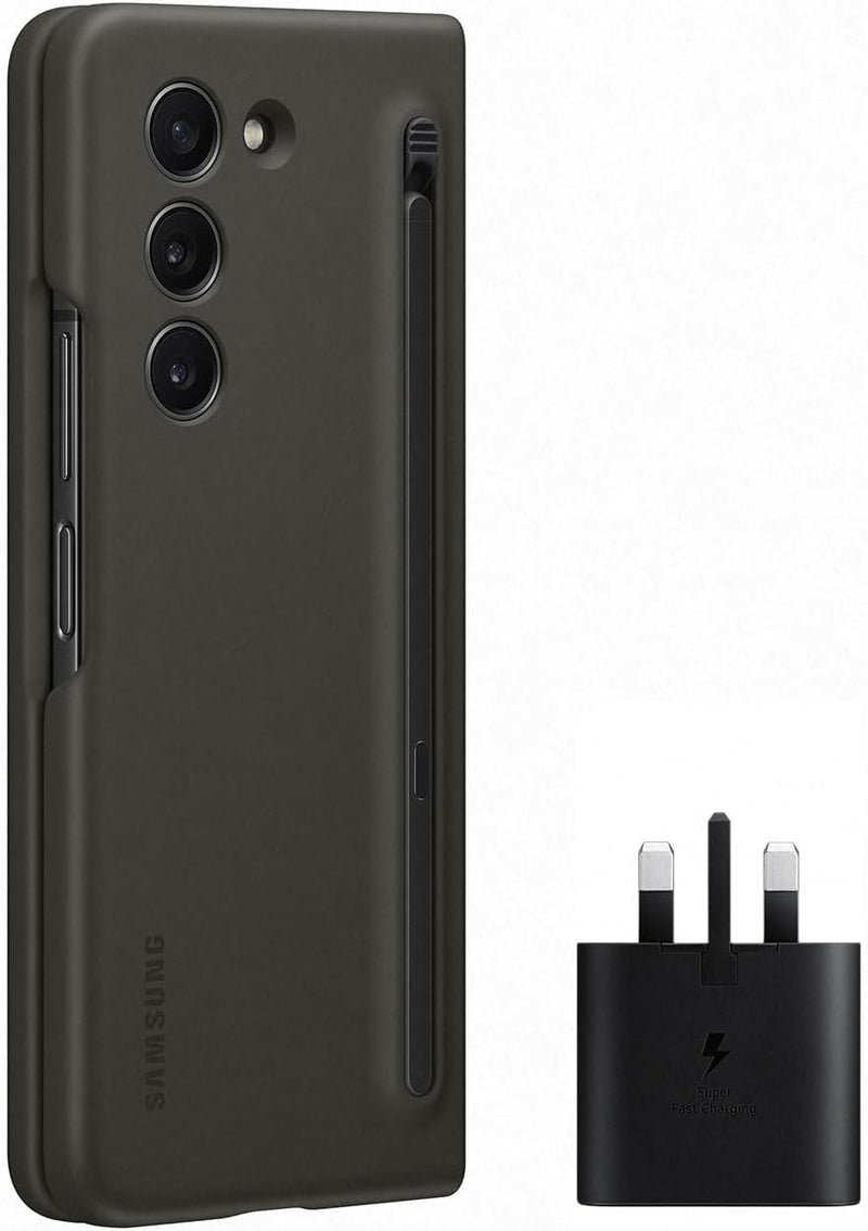 SAMSUNG Z Fold5 Case Starter Kit - S Pen & Wall Plug UK Adapter Included - Black My Outlet Store Ltd.