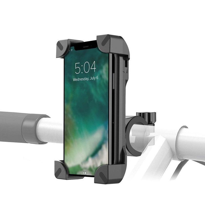 XQISIT Universal Adjustable Phone Mount for Bikes - Secure Hold - Black My Outlet Store