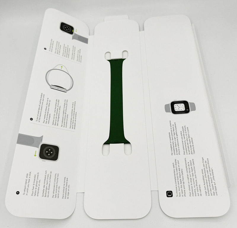 Official Genuine Apple Watch Silicone Solo Loop 38/40/41mm -Size 3- RRP £49 My Outlet Store