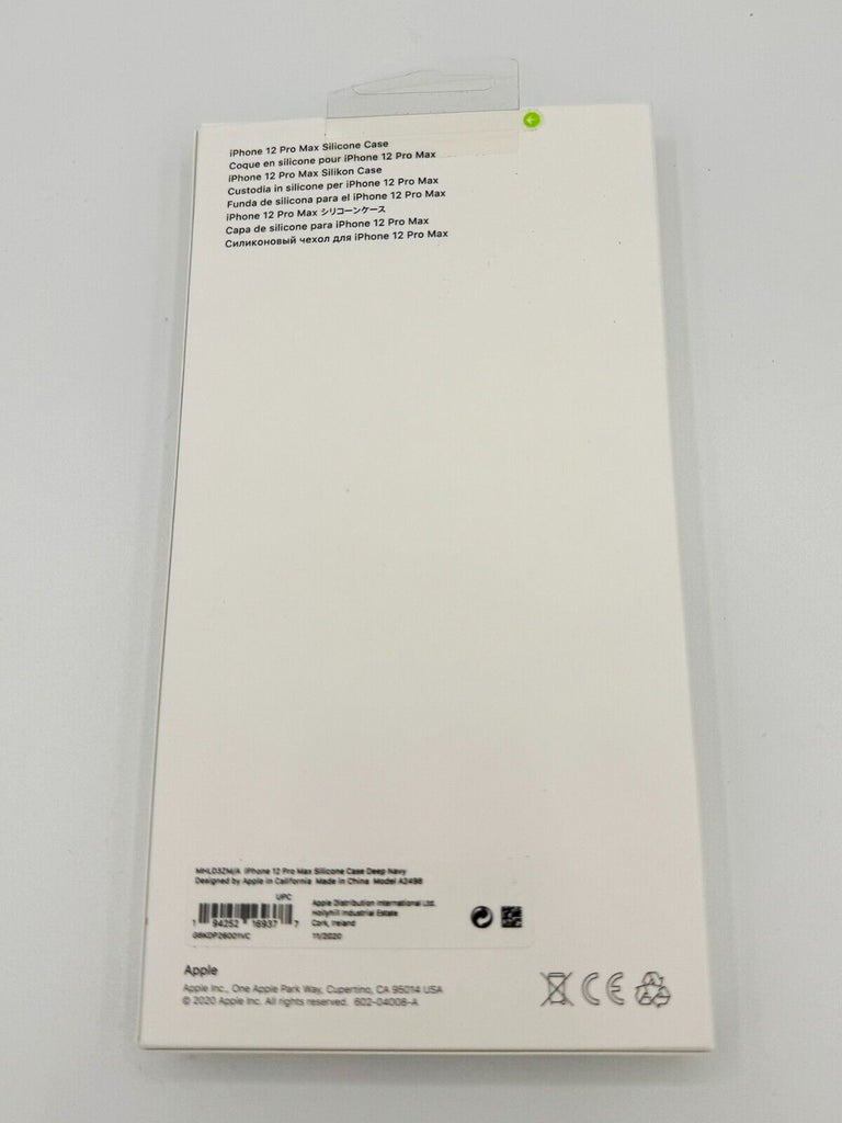 Apple iPhone 12 Pro Max Silicone Case with MagSafe - Deep Navy My Outlet Store