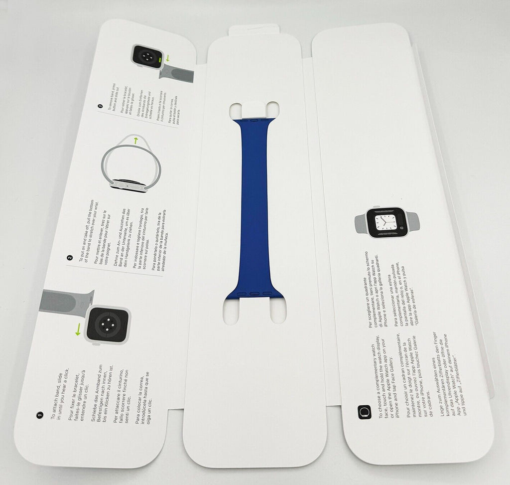 Official Genuine Apple Watch Silicone Solo Loop 38/40/41mm -Size 2- RRP £49 My Outlet Store