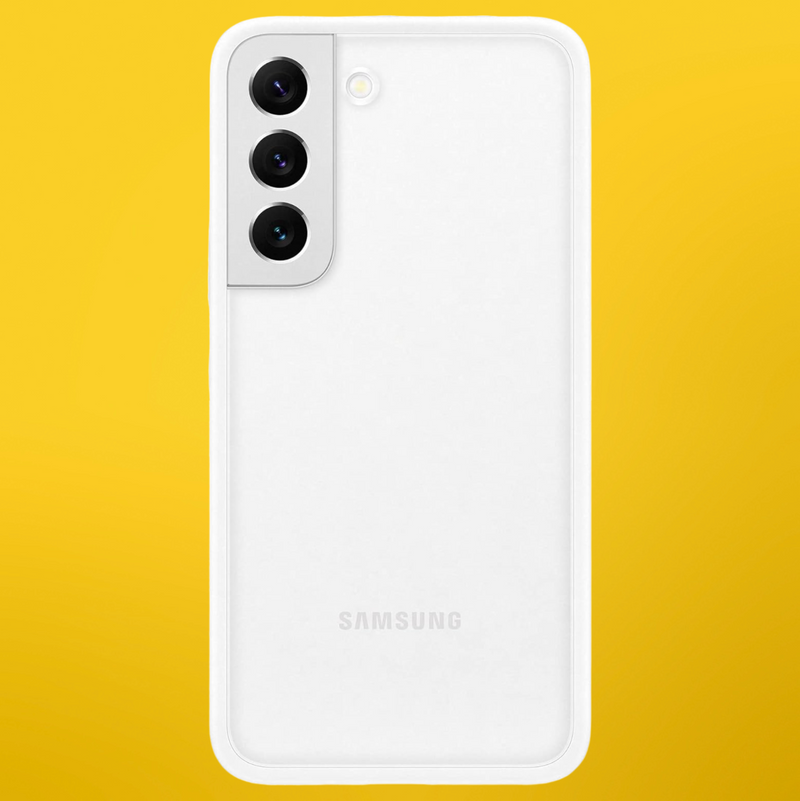 Samsung Galaxy S22 Frame Cover White Back Case My Outlet Store Ltd.