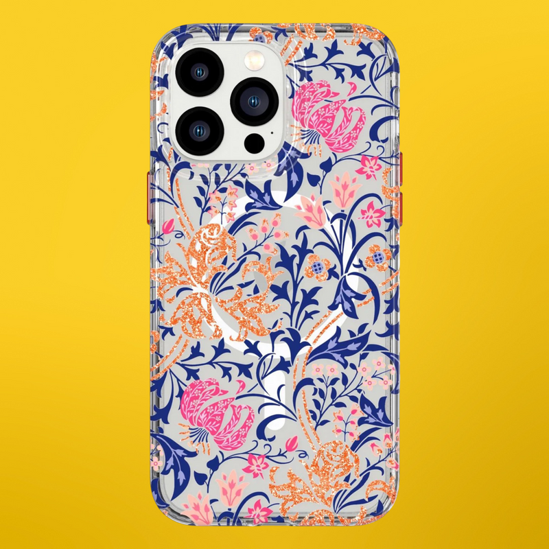 tech21 iPhone 14 Pro Max Evo Art Compatible with MagSafe Blue/Orange My Outlet Store