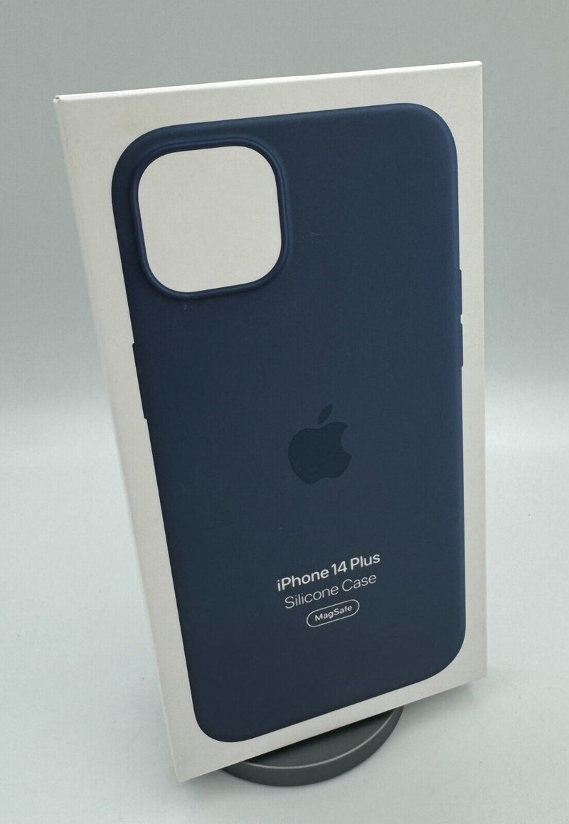 Apple Silicone Case with MagSafe for iPhone 14 Plus - Storm Blue My Outlet Store