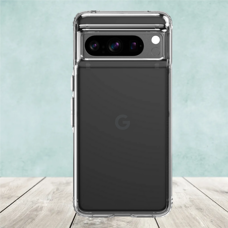 tech21 Evo Clear Back Case for Goole Pixel 8 Impact Protection Slim Fit My Outlet Store
