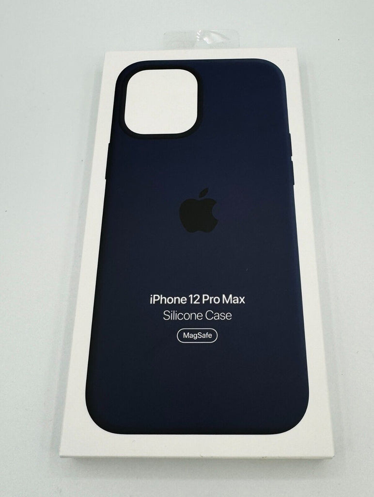 Apple iPhone 12 Pro Max Silicone Case with MagSafe - Deep Navy My Outlet Store