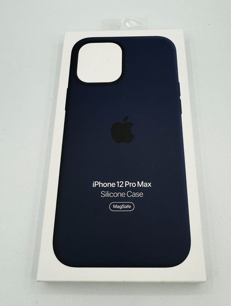 Apple iPhone 12 Pro Max Silicone Case with MagSafe - Deep Navy My Outlet Store