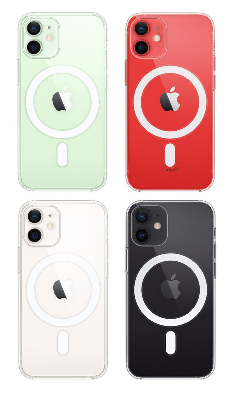 Apple Silicone Back Case with MagSafe for iPhone 12 mini - Clear My Outlet Store