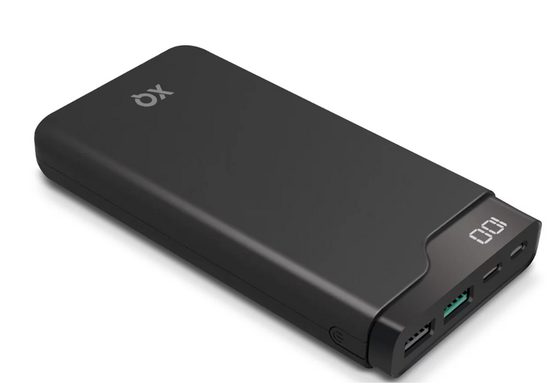 XQISIT Multi-Port Power Bank 12000 mAh 18W - Black My Outlet Store