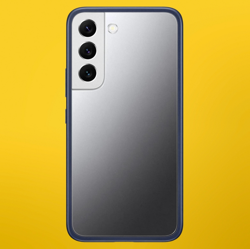 Samsung Galaxy S22 Frame Cover Navy Back Case My Outlet Store Ltd.