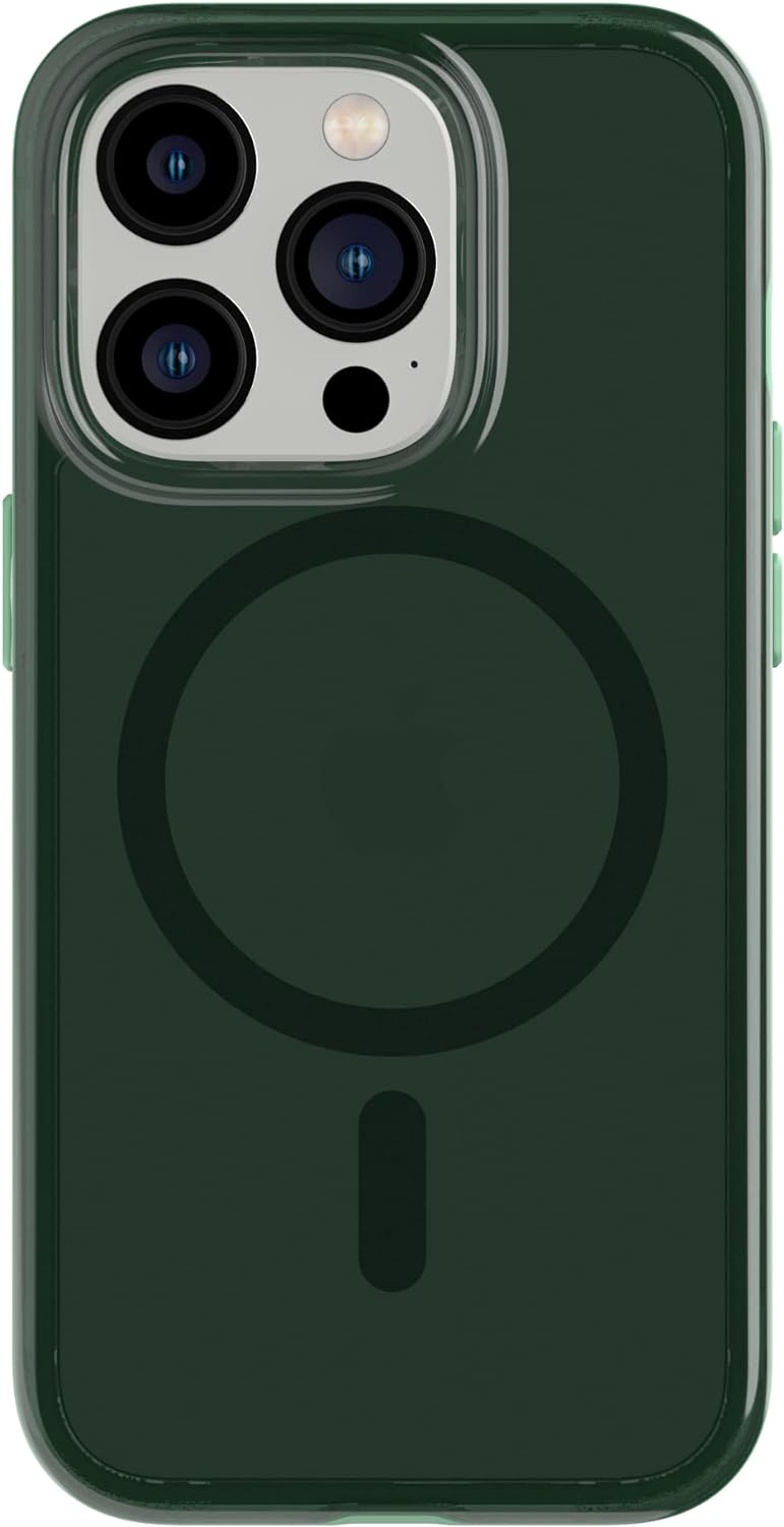 tech21 iPhone 14 Pro Back Case Magsafe Compatible EvoTint Green My Outlet Store