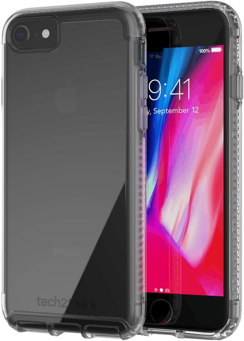 Tech21 iPhone SE 2022/2020/8/7 Pure Clear Protective Ultra Thin Back Case Cover My Outlet Store