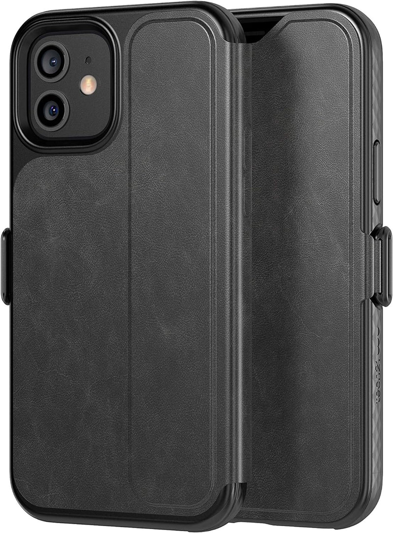 Tech21 iPhone 12/12 Pro Hygienic Protection EvoWallet Case Black My Outlet Store