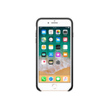 Apple iPhone 7 Plus & 8 Plus Back Leather Case - Black My Outlet Store