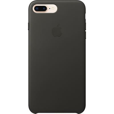 Apple iPhone 7 Plus & 8 Plus Back Leather Case - Black My Outlet Store