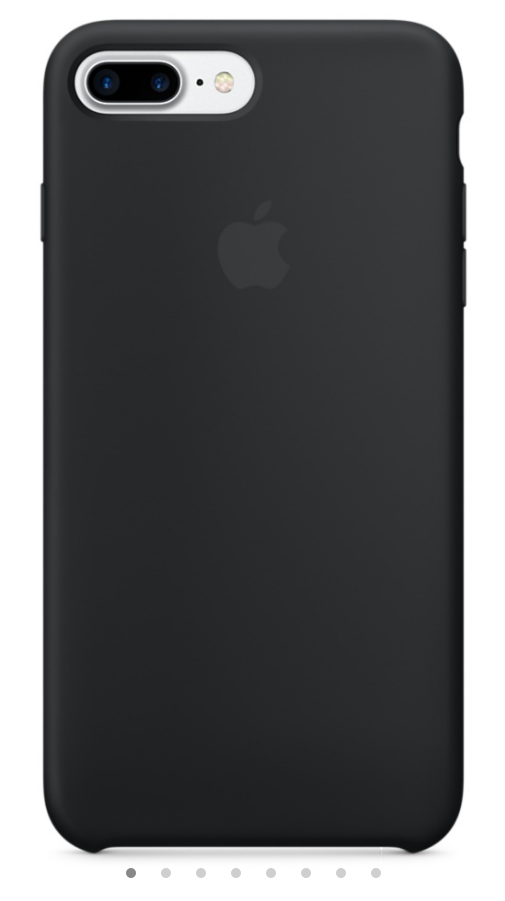Apple iPhone 8 Plus / 7 Plus Black Silicone Case - MMQR2ZM/A My Outlet Store