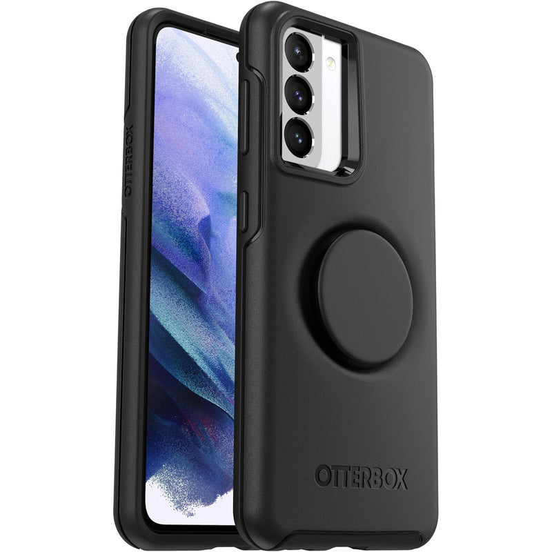 Otterbox Otter + Pop Symmetry Case Cover for Samsung Galaxy S21 LTE/5G - Black My Outlet Store