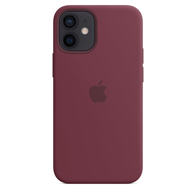 Apple Silicone Case with MagSafe for iPhone 12 mini - Plum My Outlet Store