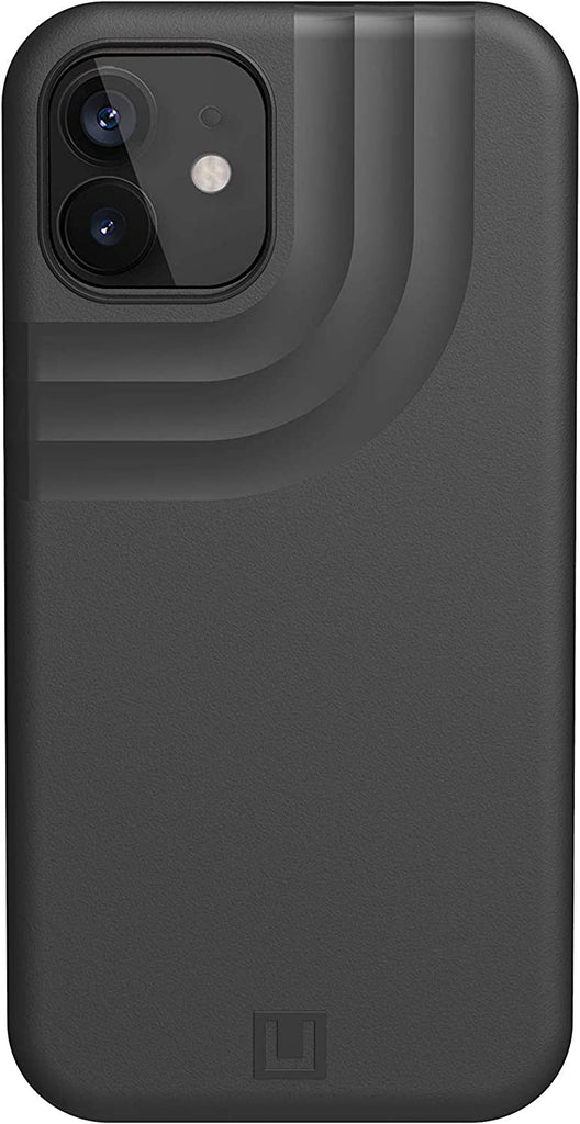 UAG iPhone 12 Mini Anchor Series Stylish Ultra Thin Hardshell Case - Gray/Black My Outlet Store