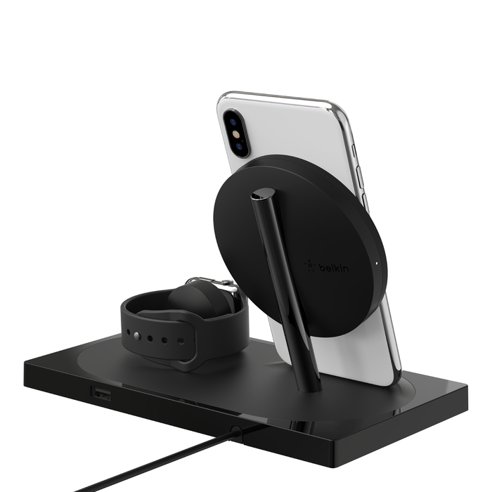 Belkin Special Edition Boost Up Charge 3-in-1 Wireless Charger for Apple - Black My Outlet Store
